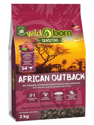 Wildborn African Outback mit Straußenfleisch 2 kg