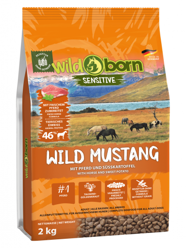 Wildborn Wild Mustang mit Pferdefleisch 2 kg 