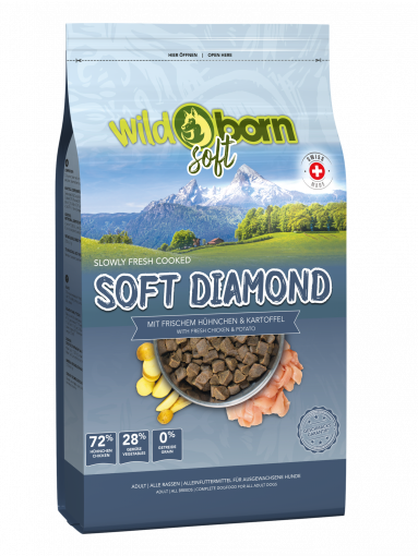 Wildborn SOFT DIAMOND mit frischem Alpenhühnchen 12kg