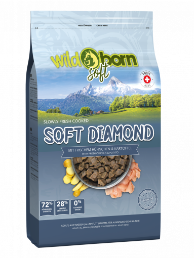 Wildborn SOFT DIAMOND mit frischem Alpenhhnchen 12 kg