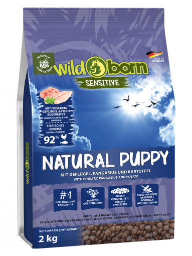 Wildborn Natural Puppy mit Geflgel & Pangasius 2 kg