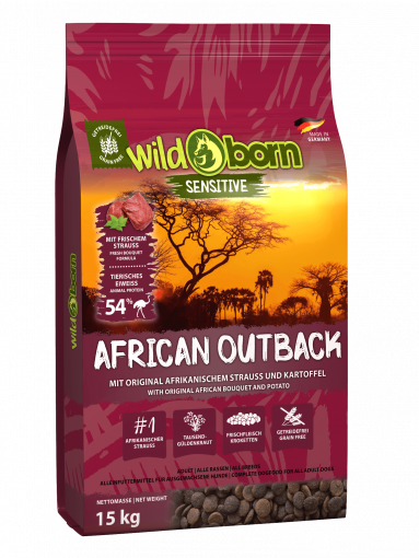 Wildborn African Outback mit Straußenfleisch 15kg