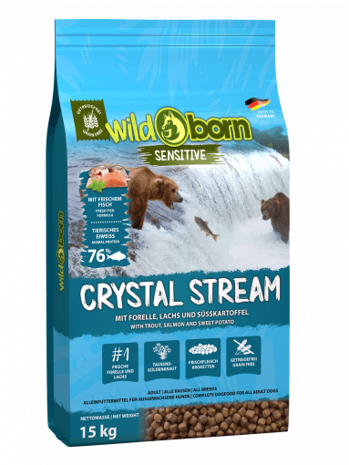 Wildborn Crystal Stream mit Forelle & Lachs 15kg