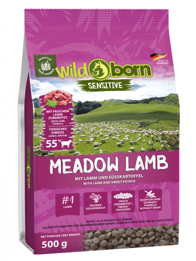 Wildborn Meadow Lamb 500g mit Lamm