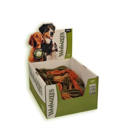 Whimzees Zahnbrste L Display 30 Stck
