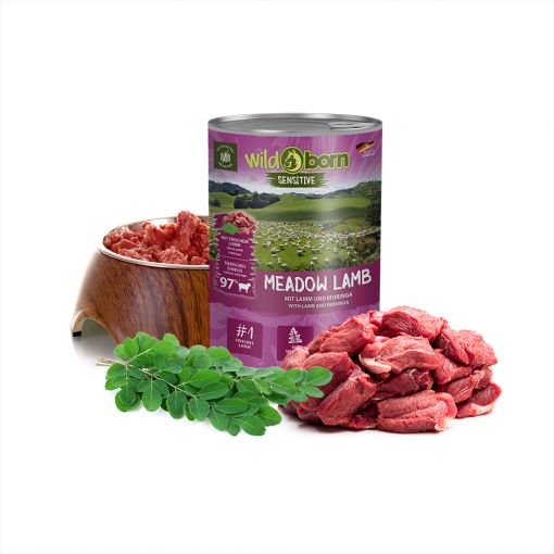 Wildborn Meadow Lamb Nassfutter mit Lammfleisch 6 x 400 g