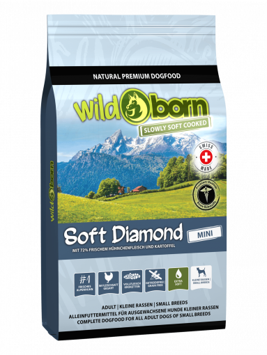 Wildborn SOFT DIAMOND MINI mit frischem Alpenhhnchen 12 kg