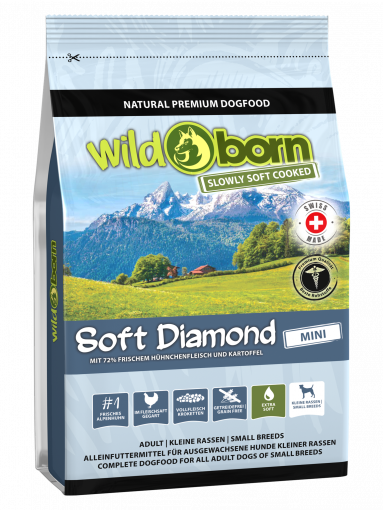 Wildborn SOFT DIAMOND MINI mit frischem Alpenhhnchen 1 kg