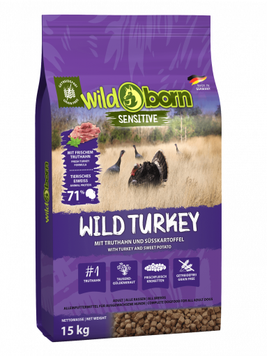 Wildborn Wild Turkey mit Truthahn 15kg