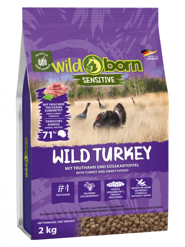 Wildborn Wild Turkey mit Truthahn 2kg