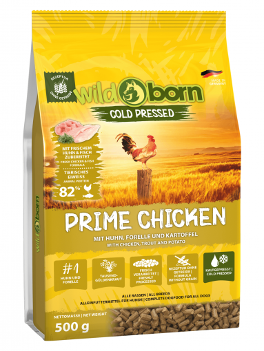 Wildborn PRIME Chicken 500 g kaltgepresst mit Hhnchenfleisch