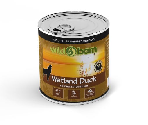 Wildborn Wetland Duck Nassfutter mit Entenfleisch 6x400g