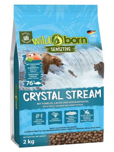 Wildborn Crystal Stream mit Forelle & Lachs 2 kg