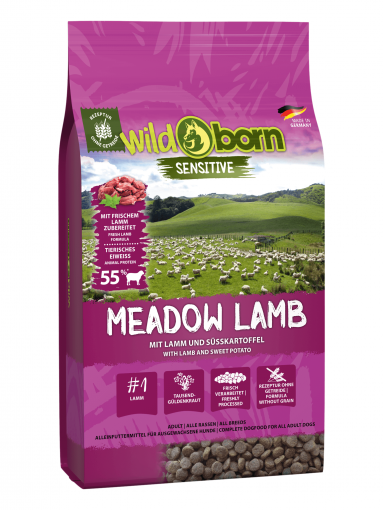 Wildborn Meadow Lamb 8 kg mit Lamm