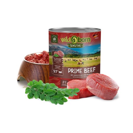 Wildborn Prime Beef Nassfutter mit Angus Rind 6 x 800 g