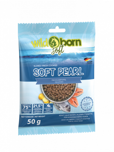 Wildborn SOFT PEARL mit 7 Sorten Fisch 50 g