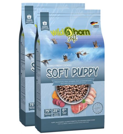 Wildborn SOFT PUPPY fr Welpen Doppelpack 2 x 12 kg