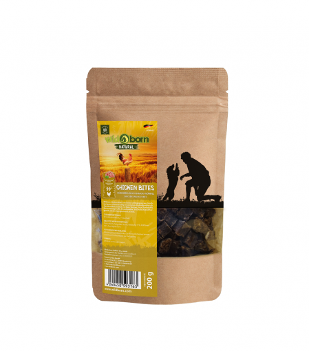 Wildborn Natural Chicken Bites Hundesnack 200 g
