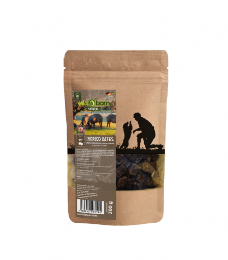 Wildborn Natural Iberico Bites Hundesnack 200 g