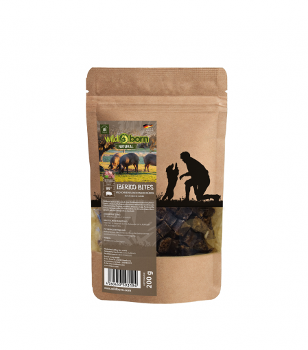 Wildborn Natural Iberico Bites Hundesnack 200 g 