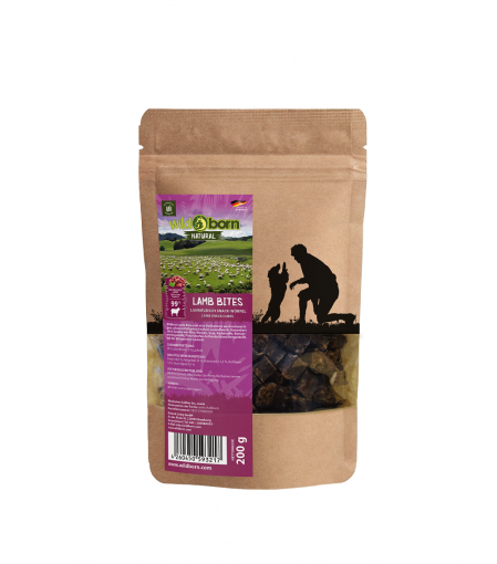 Wildborn Natural Lamb Bites Hundesnack 200 g 