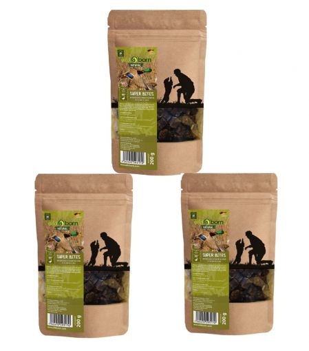 Wildborn Natural Super Bites Hundesnack 3 x 200 g 