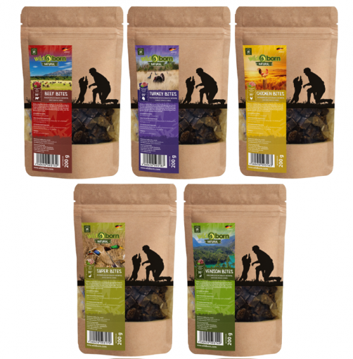 Wildborn Natural Snack Bites Hundesnack Multipack 1