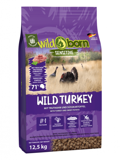 Wildborn Wild Turkey mit Truthahn 12,5 kg