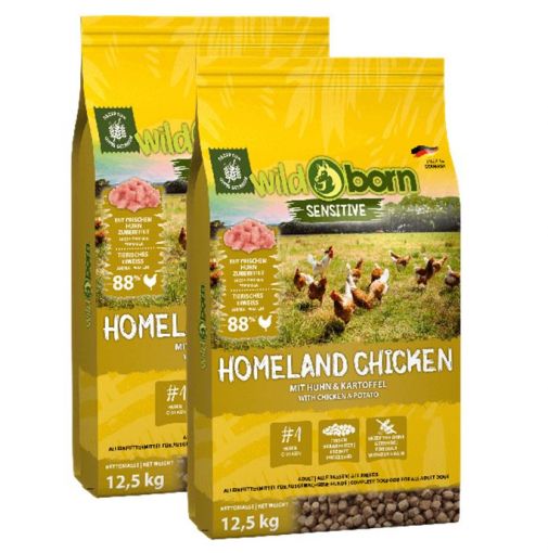 Wildborn Homeland Chicken 2 x 12,5 kg Doppelpack