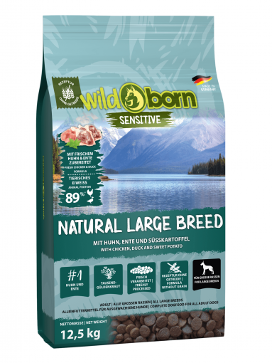 Wildborn Natural Large Breed 12,5 kg für große Hunderassen