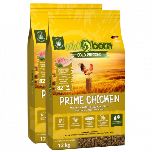 Wildborn Prime Chicken Doppelpack 2 x 12 kg