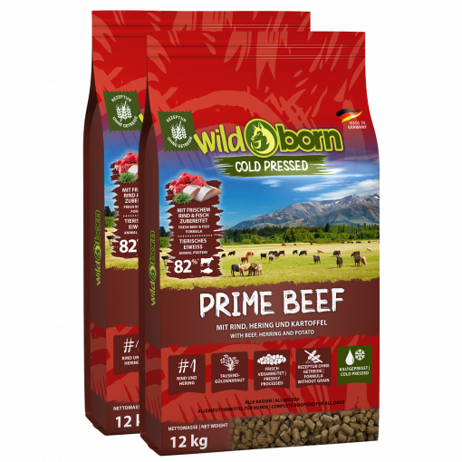 Wildborn Prime Beef Doppelpack 2 x 12 kg