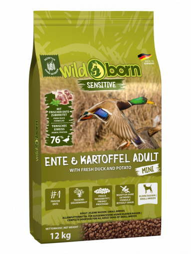 Wildborn Ente & Kartoffel Adult Mini 12 kg