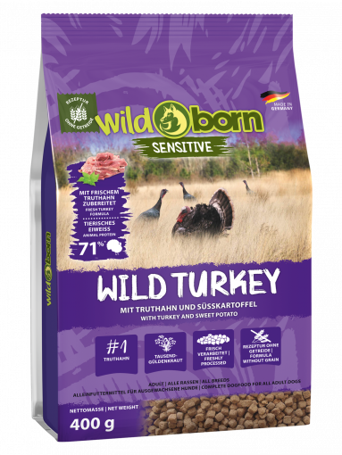Wildborn Wild Turkey 400 g