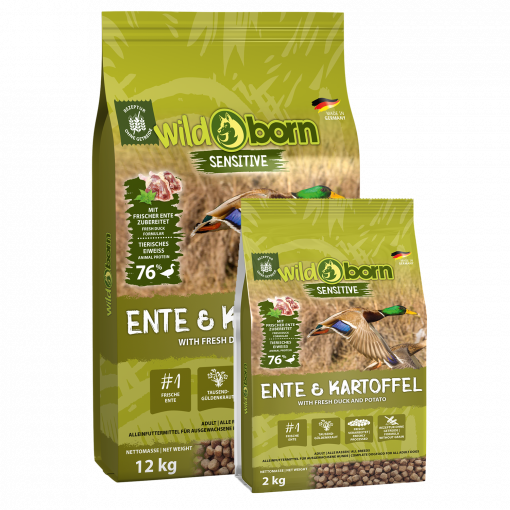Wildborn Ente & Kartoffel 12 kg + 2 kg gratis Wildborn Ente & Kartoffel 12 kg + 2 kg gratis