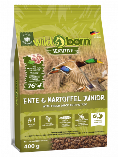 Wildborn Ente & Kartoffel Junior 400 g