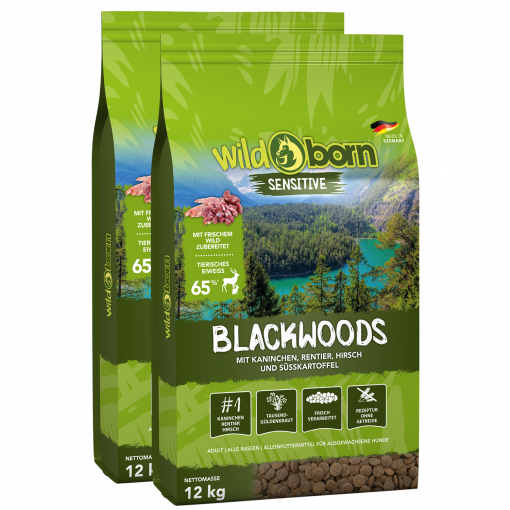 Wildborn Blackwoods Doppelpack 2 x 12 kg Wildborn Blackwoods Doppelpack 2 x 12 kg