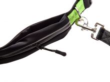 WILDBORN Joggingleine mit verstellbarem Hftgurt & Tasche