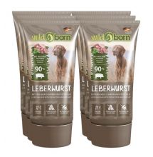 Wildborn Premium Leberwurst aus der Tube 6 x 75 g