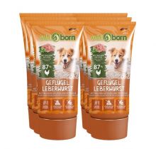 Wildborn Premium Geflgel-Leberwurst aus der Tube 12 x 75 g