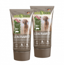 Wildborn Premium Leberwurst aus der Tube 2 x 75 g Wildborn Premium Leberwurst aus der Tube 2 x 75 g