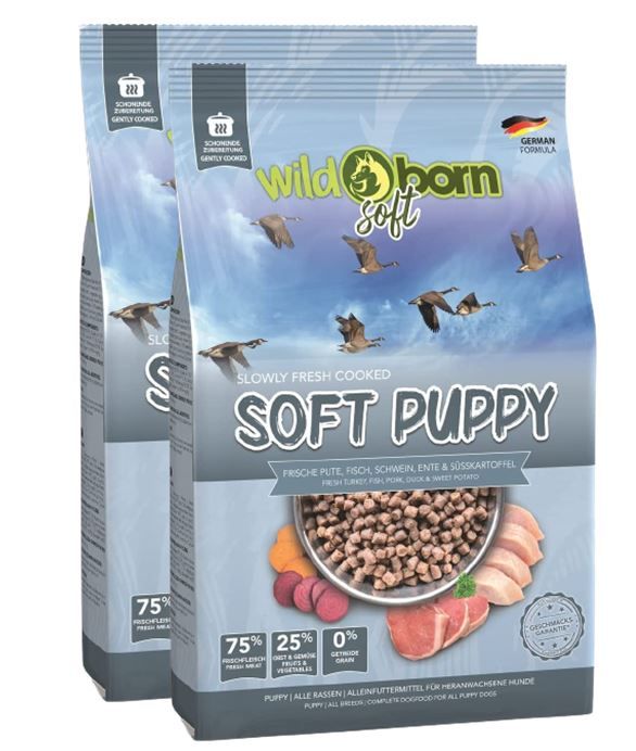 WILDBORN Soft Puppy 2 x 1,0 kg Welpenfutter