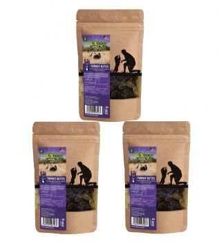 Wildborn Natural Turkey Bites Hundesnack 3 x 200 g Wildborn Natural Turkey Bites Hundesnack 3 x 200 g