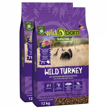 Wildborn Wild Turkey Doppelpack 2 x 12 kg