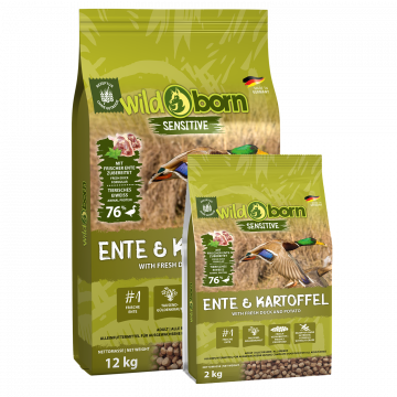 Wildborn Ente & Kartoffel 12 kg + 2 kg gratis Wildborn Ente & Kartoffel 12 kg + 2 kg gratis