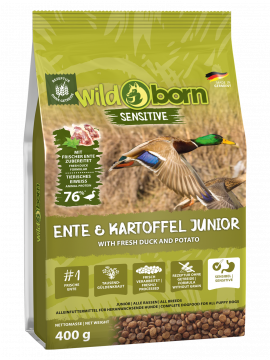 Wildborn Ente & Kartoffel Junior 400 g Wildborn Ente & Kartoffel Junior 400 g